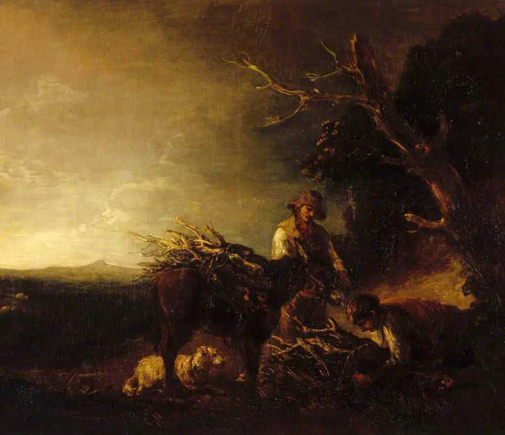 Les bûcherons - Thomas Gainsborough image 1 reproduction de peinture à l’huile