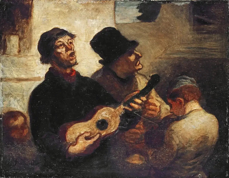 הזמרים ברחוב - הונורה דומייר