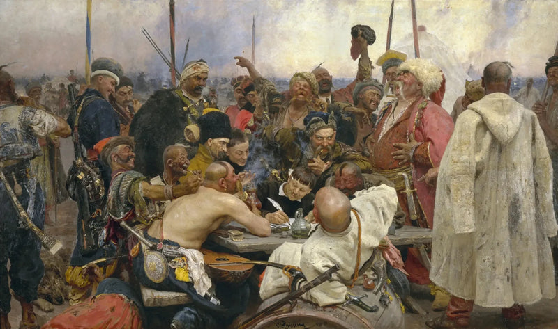 הַקּוֹסָקים זָפוֹרוֹגִים כּוֹתְבִים מִכְתָּב לַסּוּלְטָן שֶׁל טורקיה - איליה רֶפִין