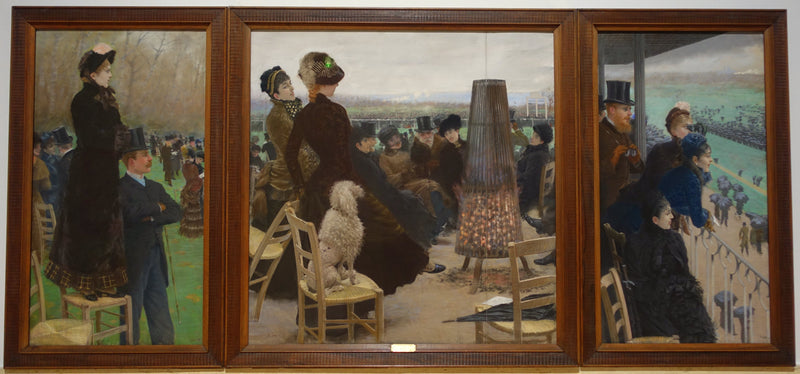 המירוצים ב-Bois de Boulogne - Giuseppe De Nittis