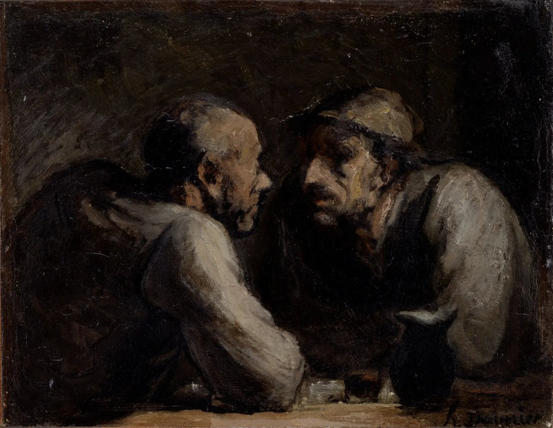 השניים שותים - הונורה דומייהר