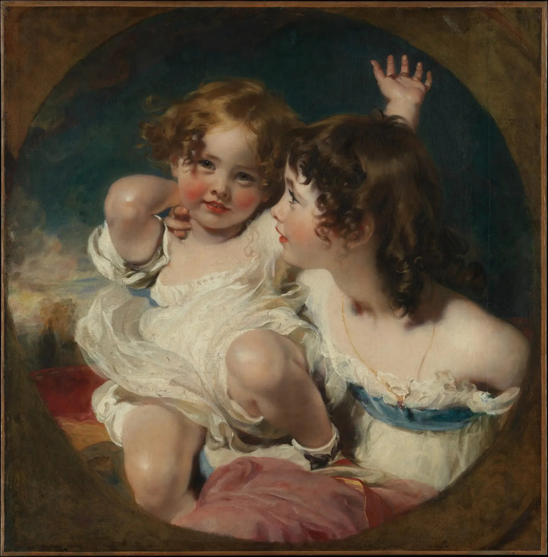 הילדים קלמדי (אמילי, 1818–1906, ולורה אן, 1820–1894) - תומאס לורנס