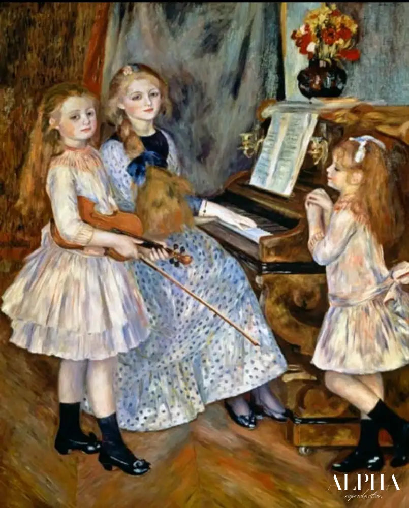 Les Filles de Catulle Mendes - Pierre-Auguste Renoir - Reproductions de tableaux et peintures haut de gamme