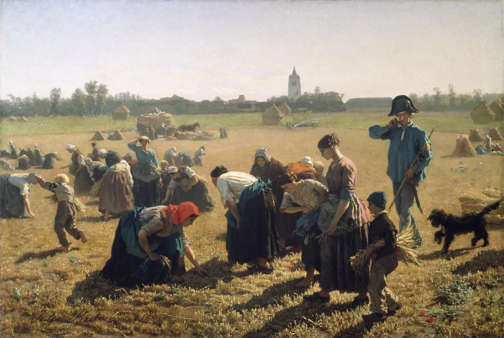 Les Glaneurs - Jules Breton image 1 copie peinte à la main à l’huile