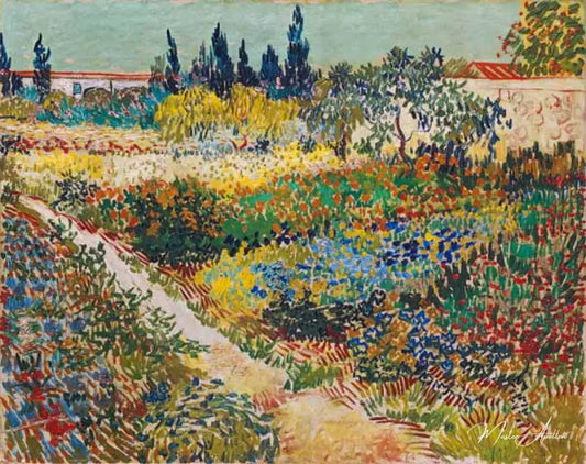 Les jardins d'Arles - Van Gogh - Reproductions de tableaux et peintures haut de gamme