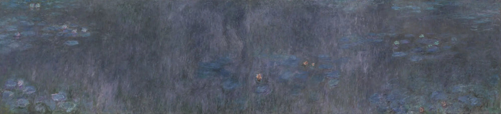 Reproduction du tableau « Les Nymphéas : Reflets d'arbres - Claude Monet » par Alpha Reproduction en peinture à l’huile