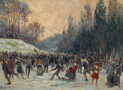 Les Patineurs - Maximilien Luce - Alpha Reproduction