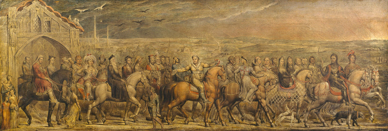 עולי הרגל בקנטרברי - ויליאם בלייק