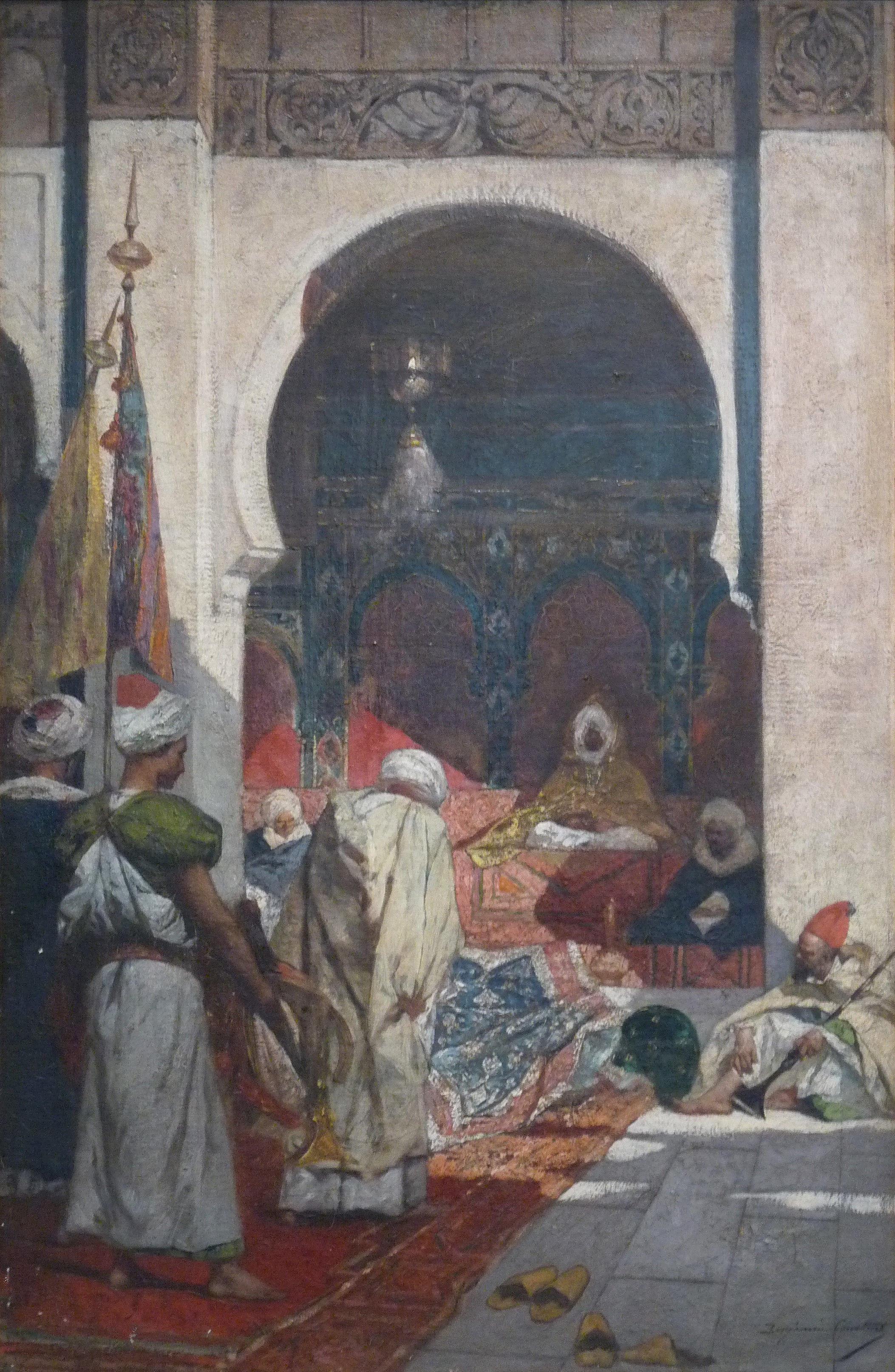 Les Présents d'un Pacha - Jean-Joseph Benjamin-Constant image 1 reproduction artisanale de tableau