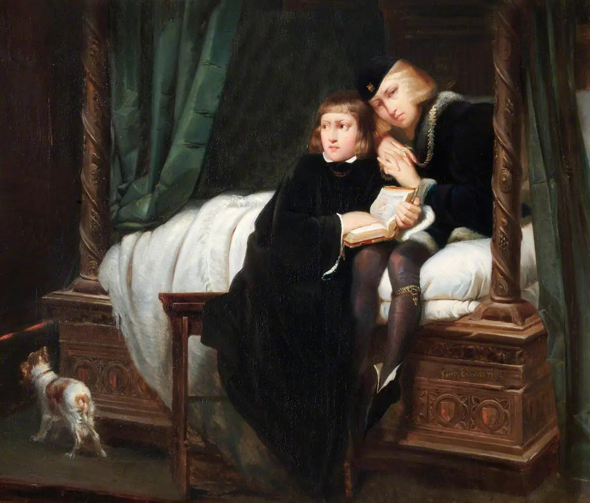 Les Princes de la Tour (Édouard V et le duc d’York) - Paul Delaroche - Alpha Reproduction