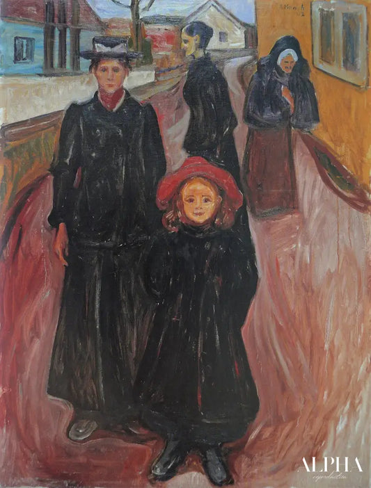 Les quatre âges de la vie - Edvard Munch - Reproductions de tableaux et peintures haut de gamme