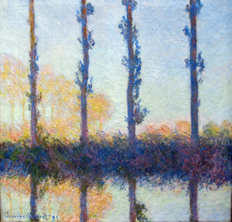 ארבעת העצים - Claude Monet