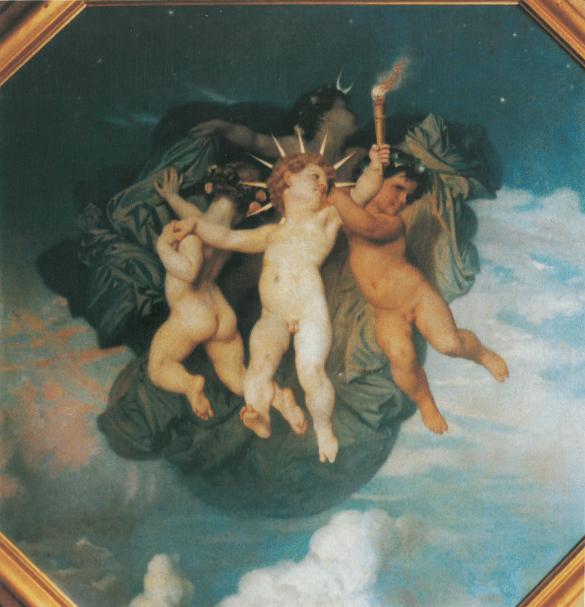 Les Quatre Heures du jour (première réplique) de William-Adolphe Bouguereau