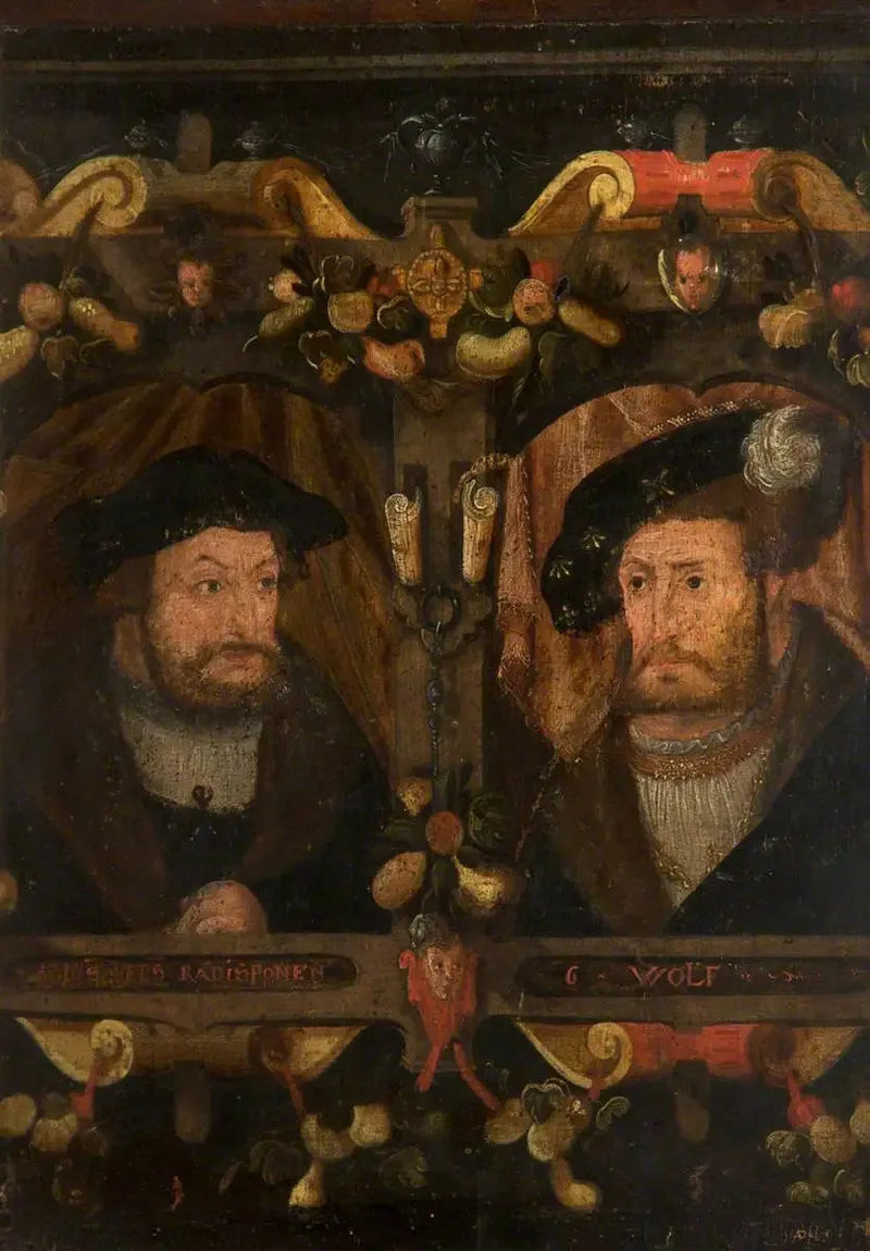 המהפכנים רדיסופן וג'ון וולף (פרדריק « החכם », 1463-1525, וג'ון הראשון, « הקבוע », 1468-1532) - לוקאס קרנאך הזקן