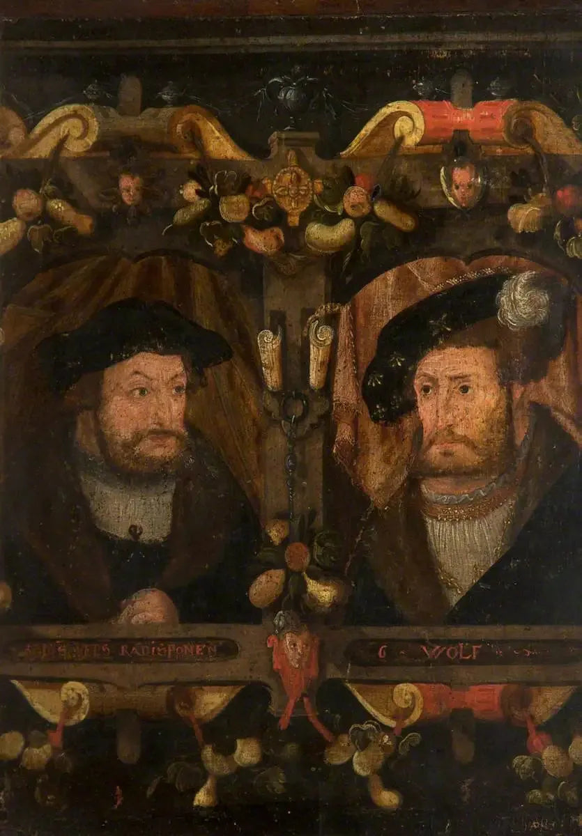 המהפכנים רדיסופן וג'ון וולף (פרדריק « החכם », 1463-1525, וג'ון הראשון, « הקבוע », 1468-1532) - לוקאס קרנאך הזקן