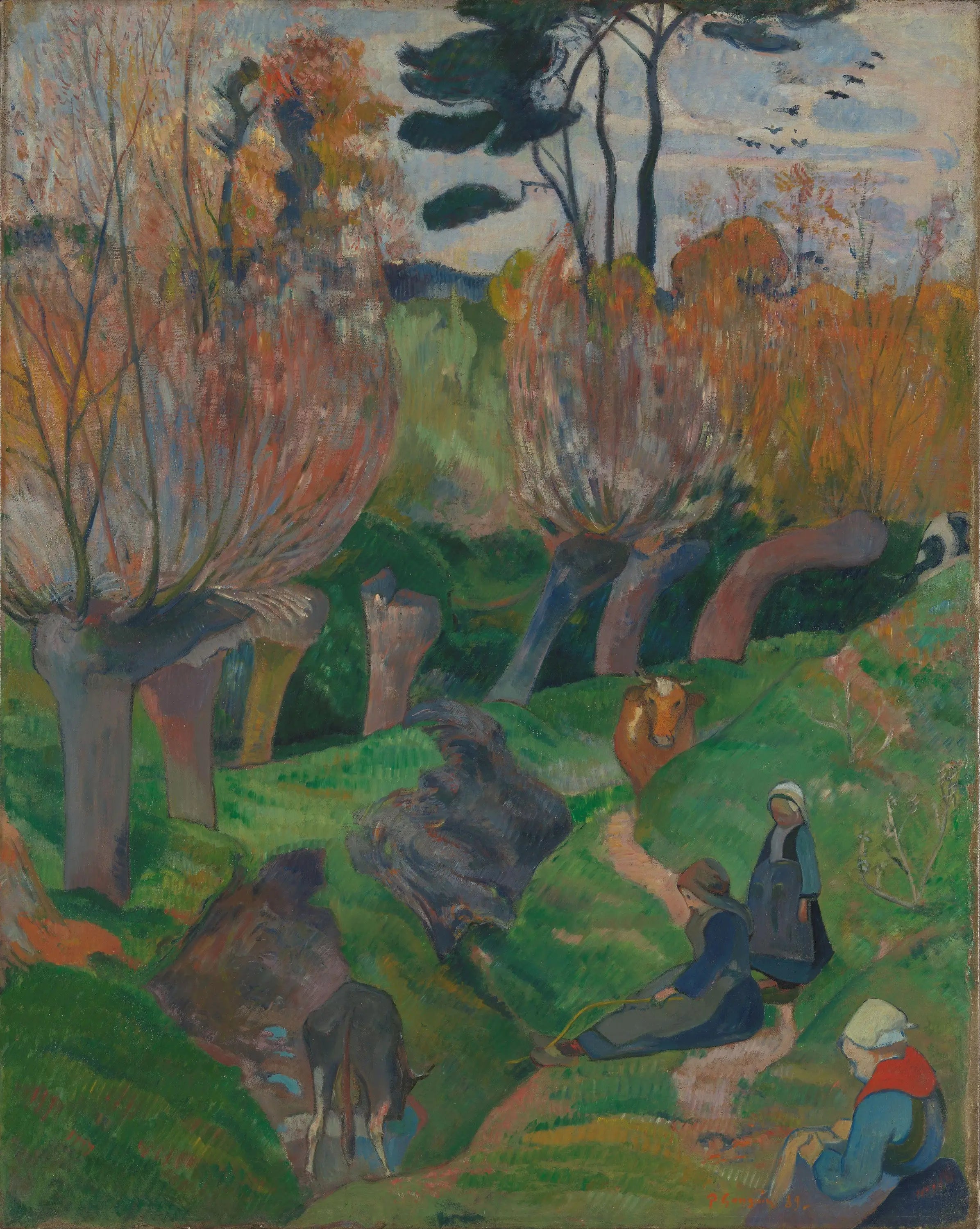 Les Saules - Paul Gauguin - Alpha Reproduction