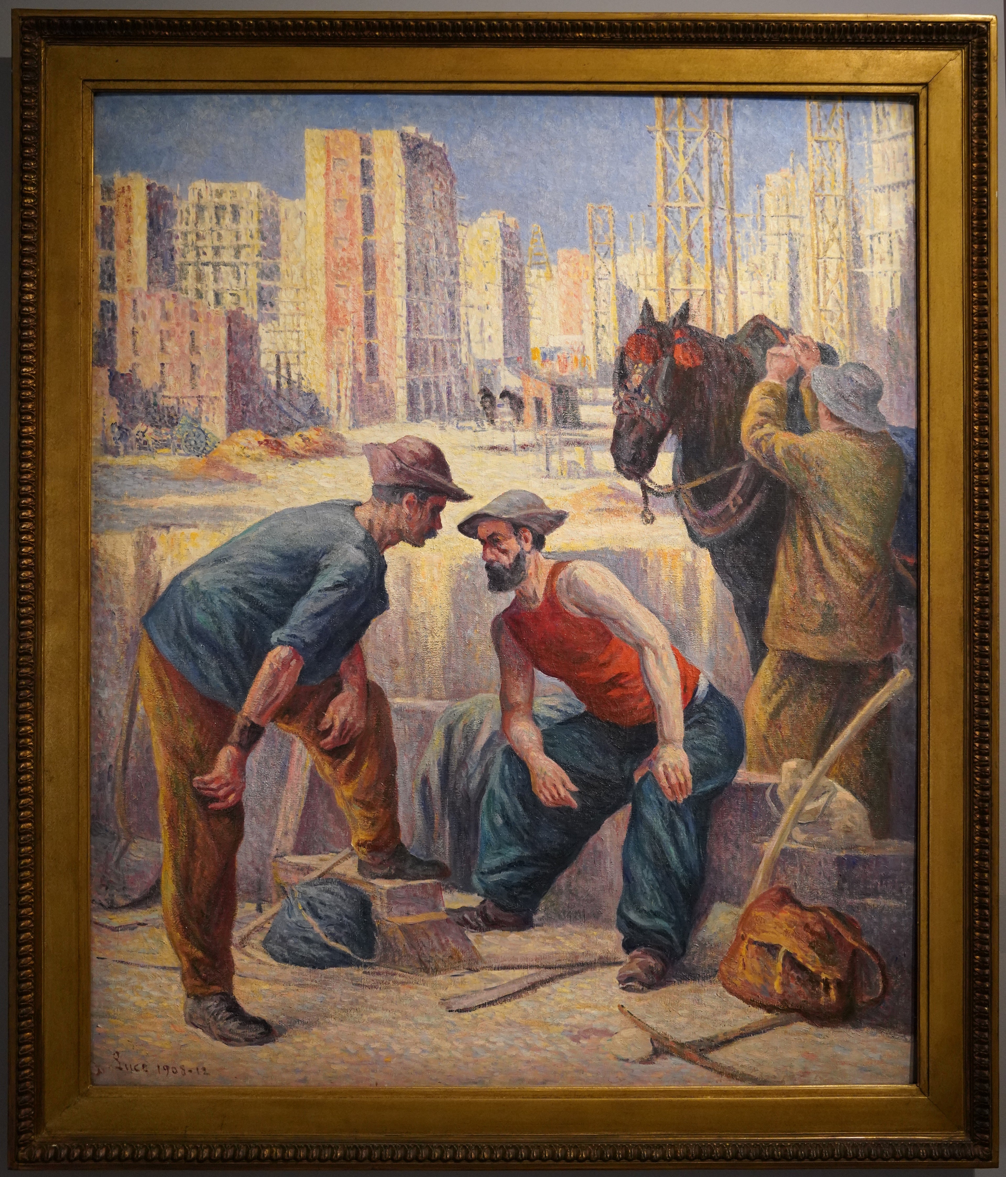 Les terrassiers - Maximilien Luce - Alpha Reproduction