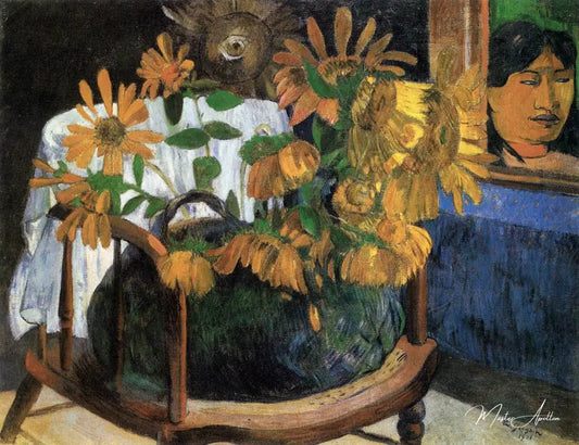 Les tournesols - Paul Gauguin - Reproductions de tableaux et peintures haut de gamme