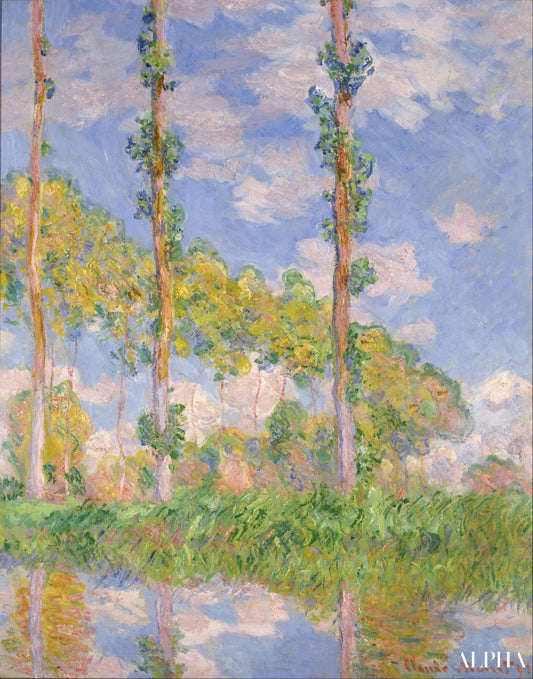 Les Trois Arbres, été - Claude Monet - Reproductions de tableaux et peintures haut de gamme