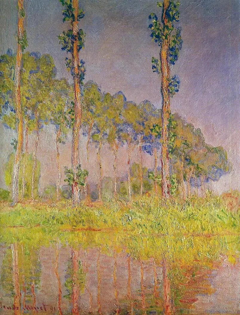 Les Trois Arbres, printemps - Claude Monet image 1 tableau peint à l’huile sur toile