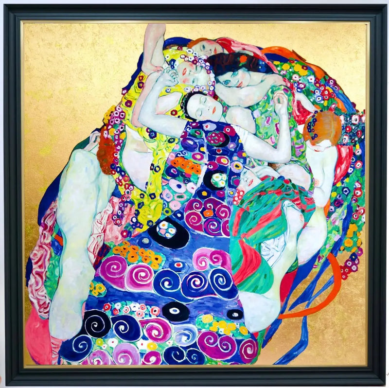 הבתולות – יצירה מחדש של גוסטב קלימט מאת מאסטר אפולון | 200 על 200 ס