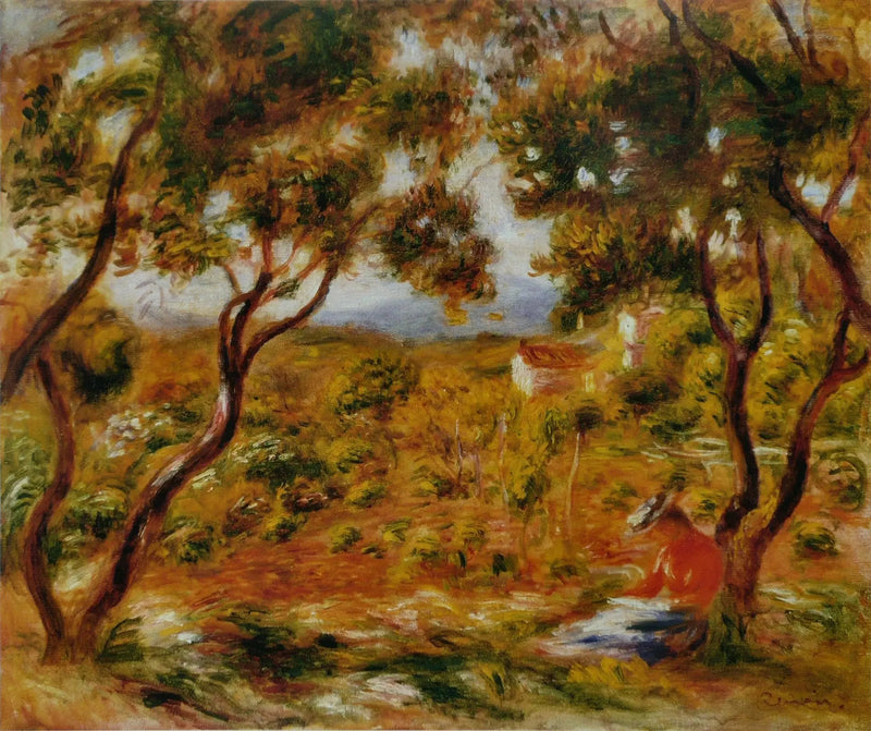 הגפנים בקאן - פייר-אוגוסט רנואר