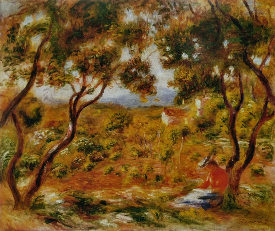 הגפנים בקאן - פייר-אוגוסט רנואר