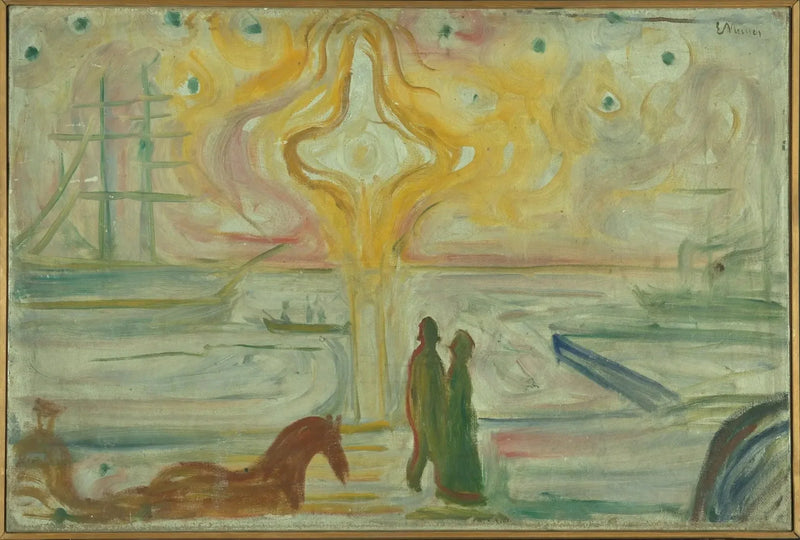 זריחה על הנמל - אדוורד מונק