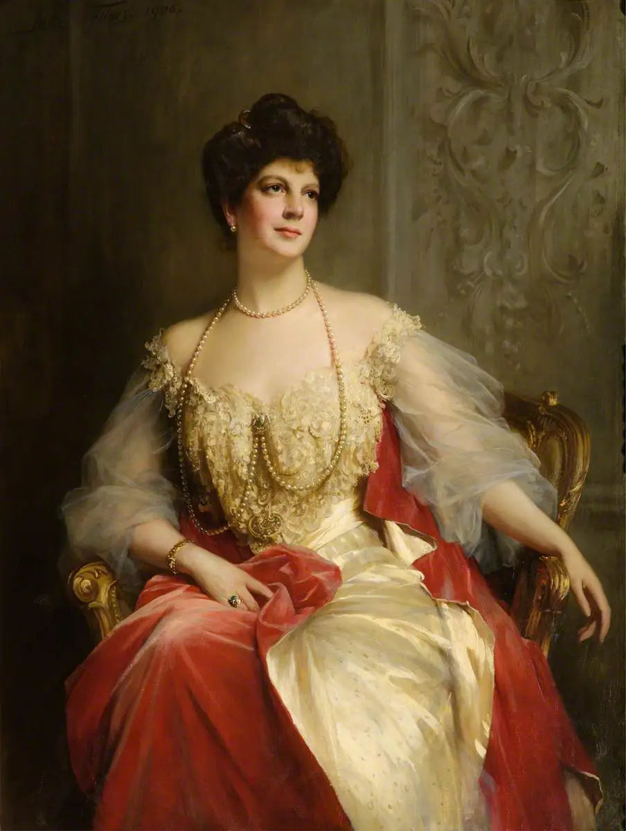 L’honorable Ethel Louise Forbes-Leith (1872–1930) Lady Forbes Leith - Luke Fildes - Alpha Reproduction