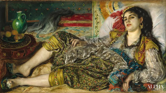 L'Odalisque - Pierre-Auguste Renoir - Reproductions de tableaux et peintures haut de gamme