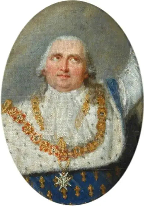לואי ה-18 (1755-1824), מקבל את הכתר של הנרי ה-4 - פרנסואה גראר
