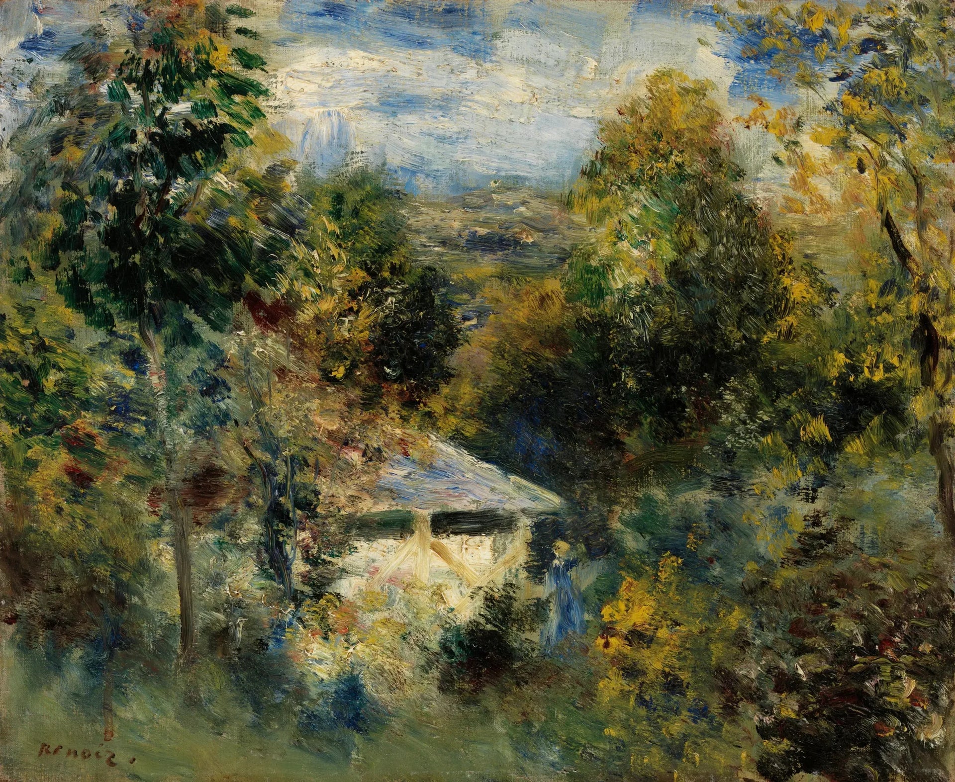 Louveciennes - Pierre-Auguste Renoir image 1 copie de tableau peinte à la main