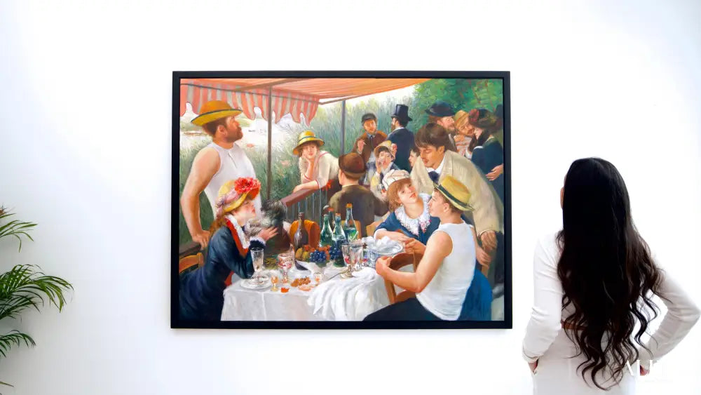 Luncheon of the Boating Party - Artémis Reproduction | 160 x 120 cm Reproductions de tableaux à la peinture à l’huile