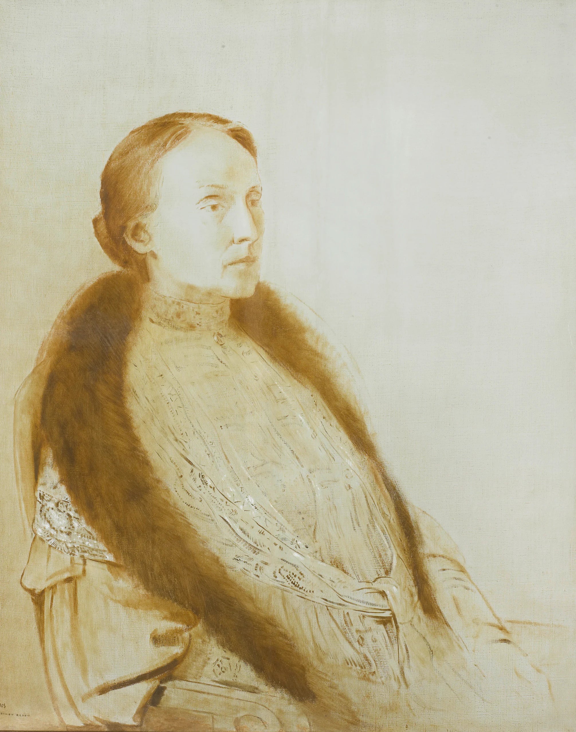 A.M.L. Bonger-van der Linden. Première épouse du collectionneur André Bonger - Odilon Redon