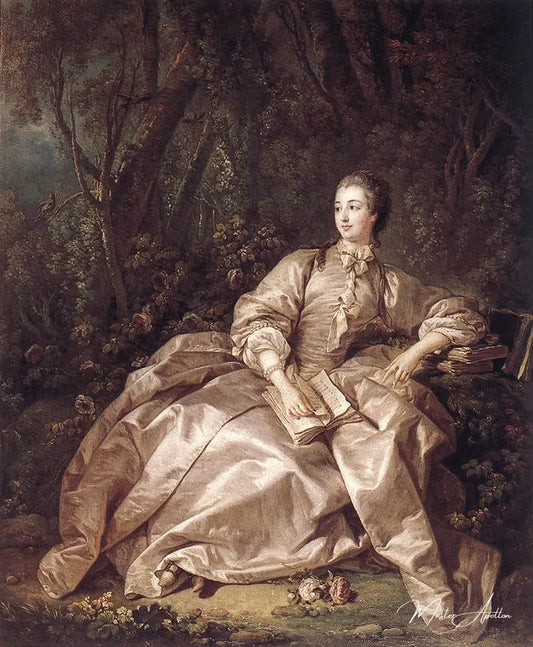 Madame of Pompadour - François Boucher - Reproductions de tableaux et peintures haut de gamme