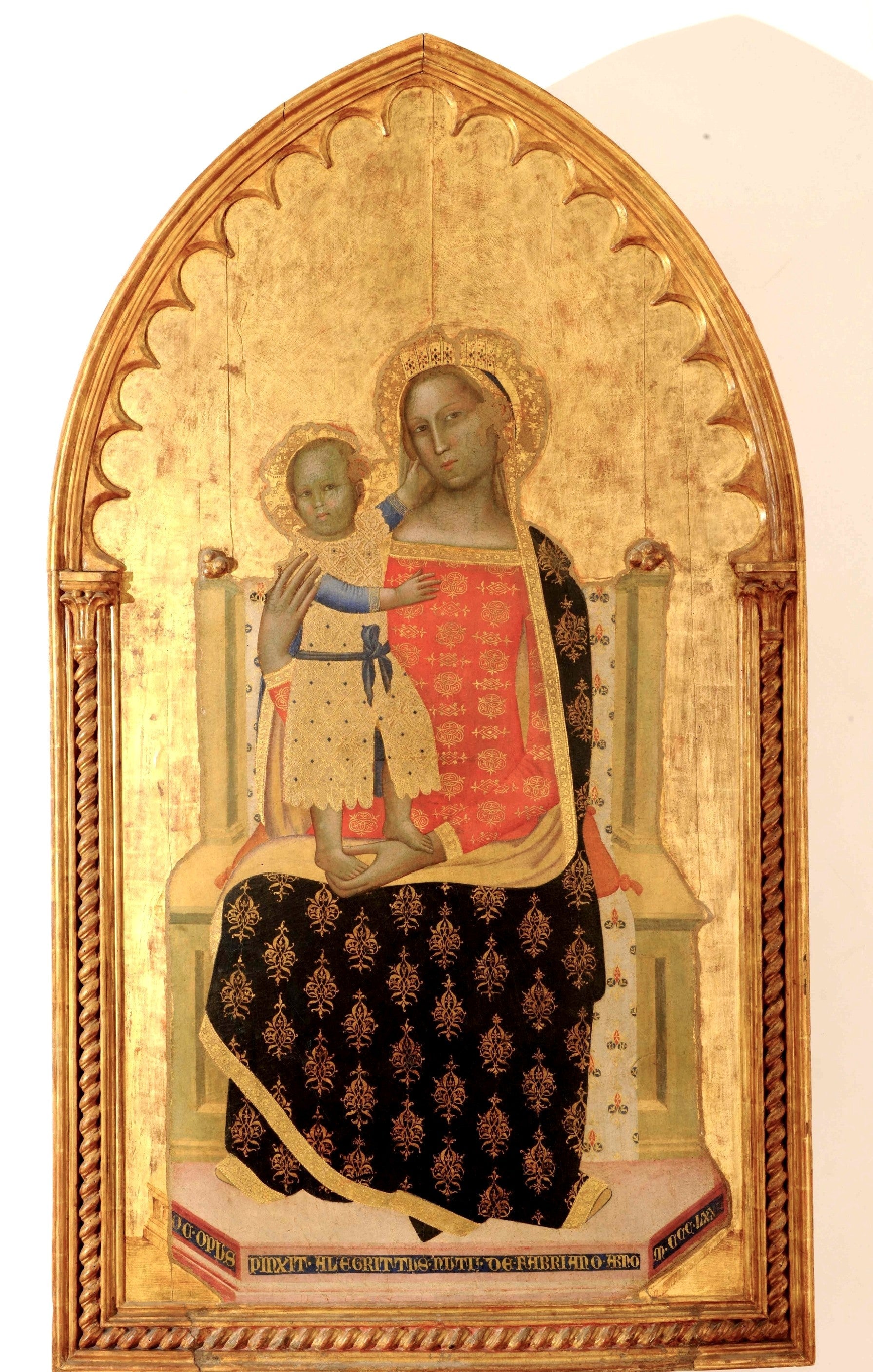 Madonna in trono avec l’enfant - Allegretto Nuzi - Alpha Reproduction