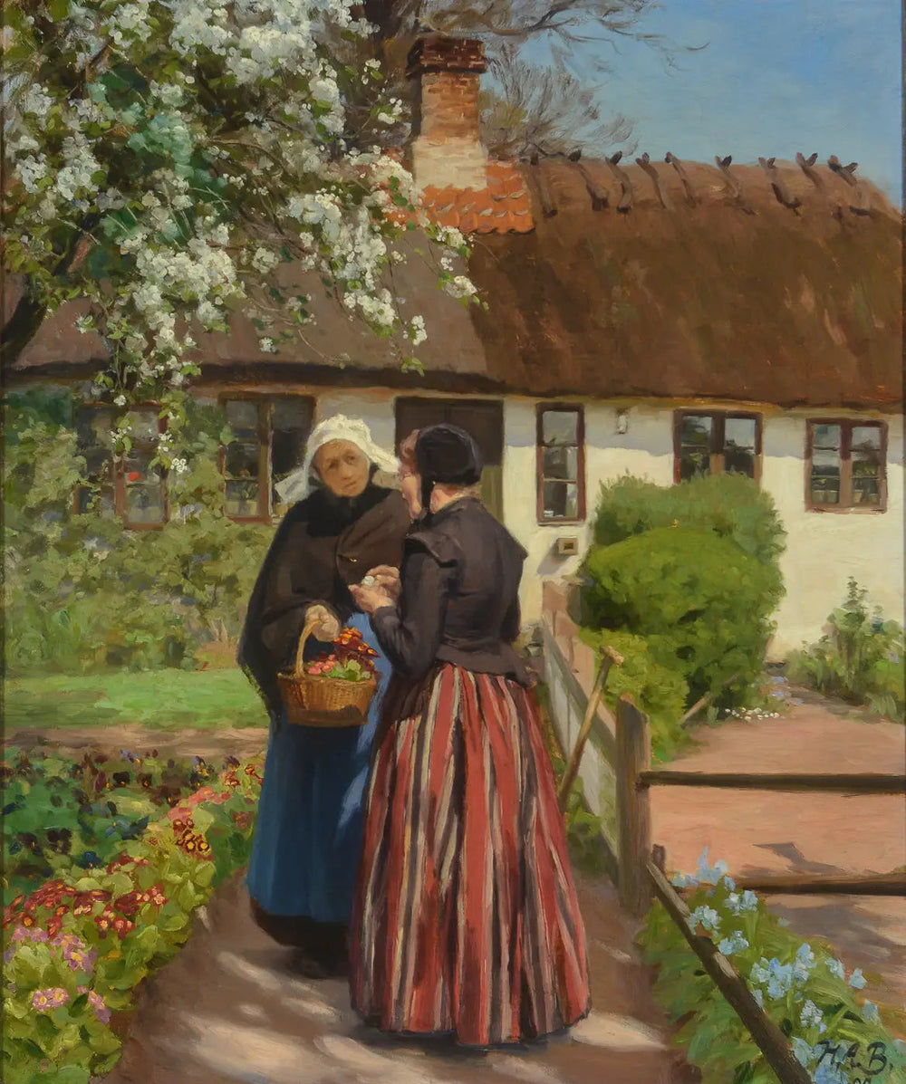 Maison à Lille Næstved - H. A. Brendekilde - Alpha Reproduction