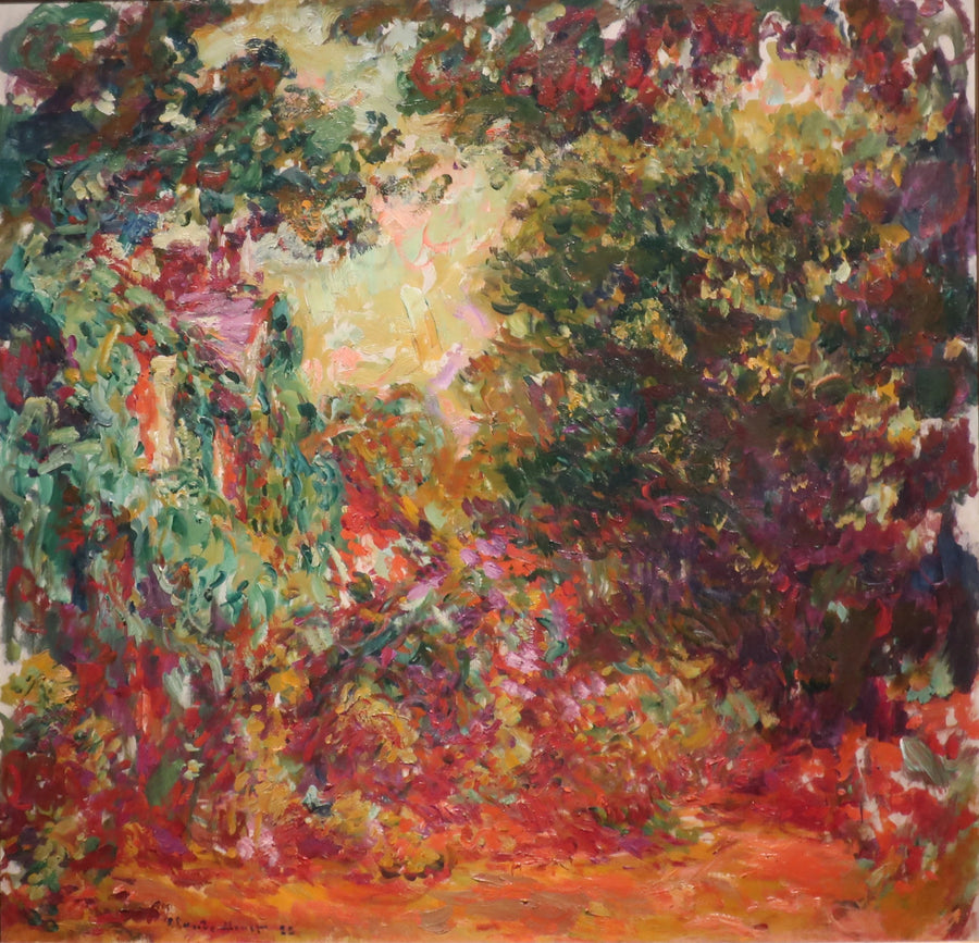 La Maison de l’artiste vue du jardin aux roses de Claude Monet – Marmottan 5108
