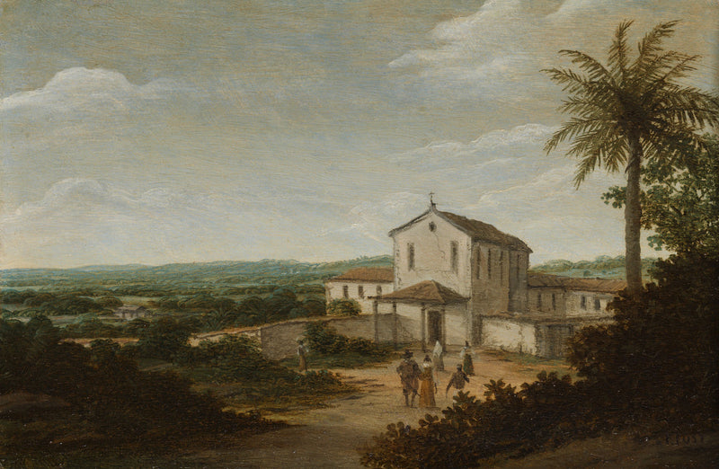 La maison d'un colon hollandais au Brésil - Frans Post