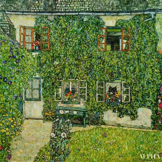 Maison forestière à Weissenbach sur l'Attersee - Gustav Klimt - Reproductions de tableaux et peintures haut de gamme