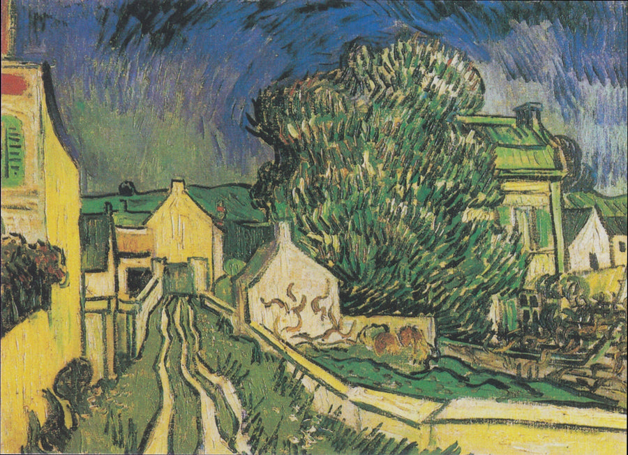 La Maison du Père Pilon, paysage peint par Vincent van Gogh à Auvers-sur-Oise en mai 1890