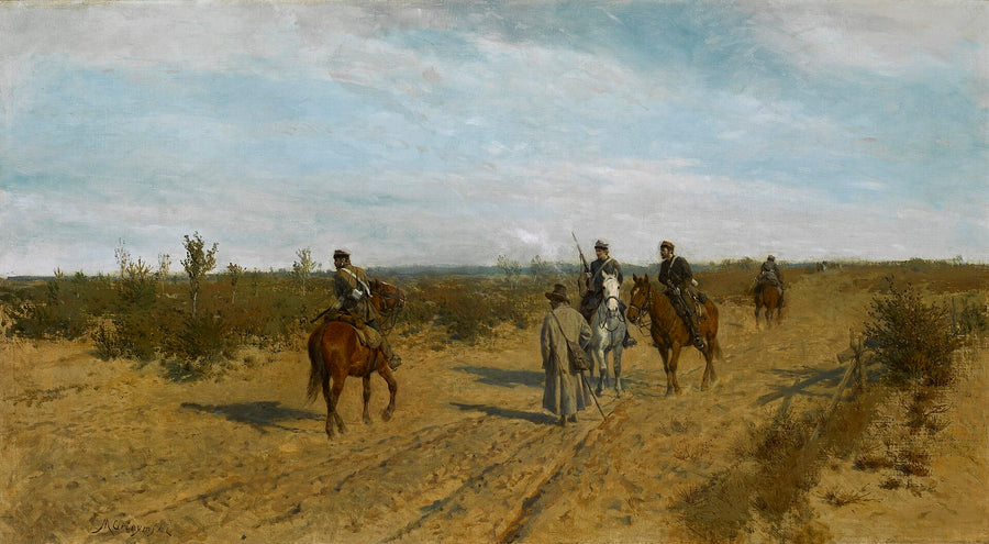 La Patrouille d’insurgés - Maksymilian Gierymski