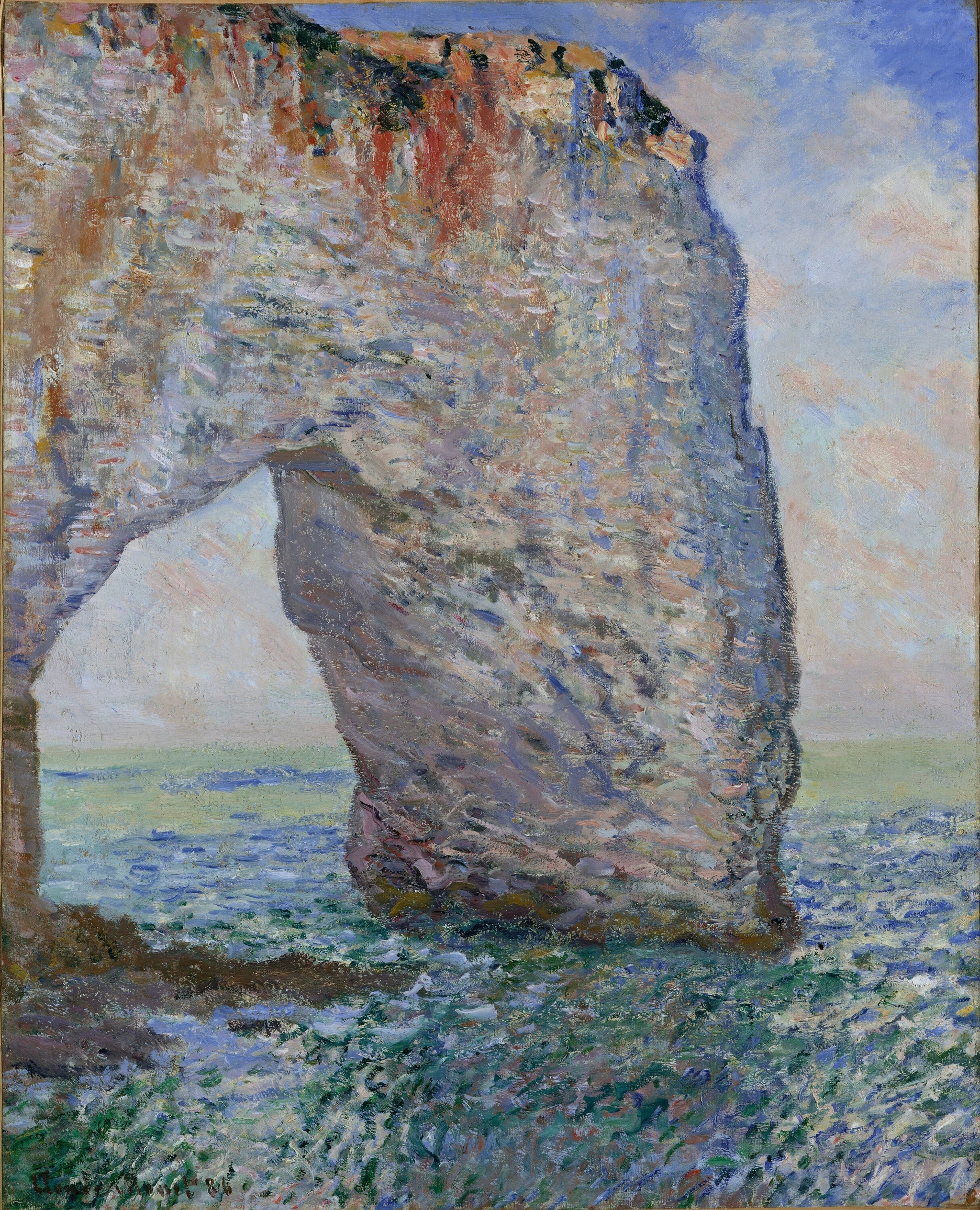 La Manneporte près d’Étretat W1052 par Claude Monet, Metropolitan Museum of Art