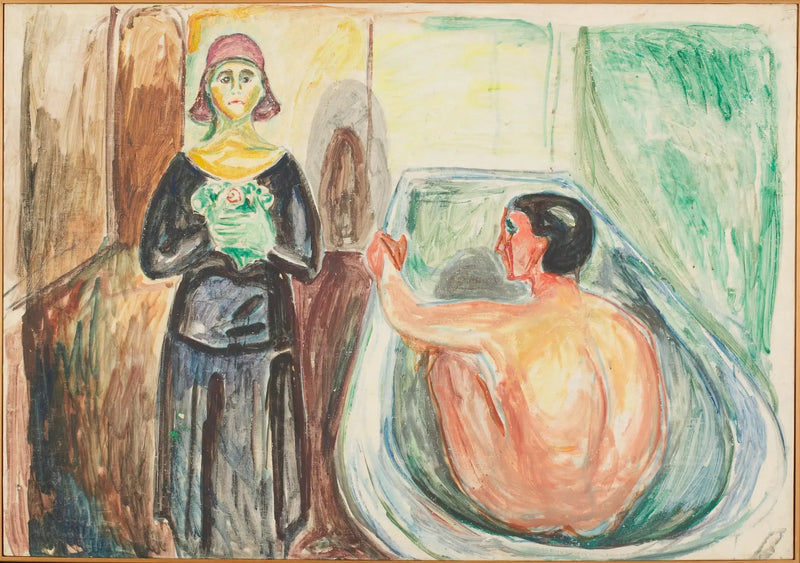 מרהט באמבטיה ושרלוט קורדיי - אדוורד מונק