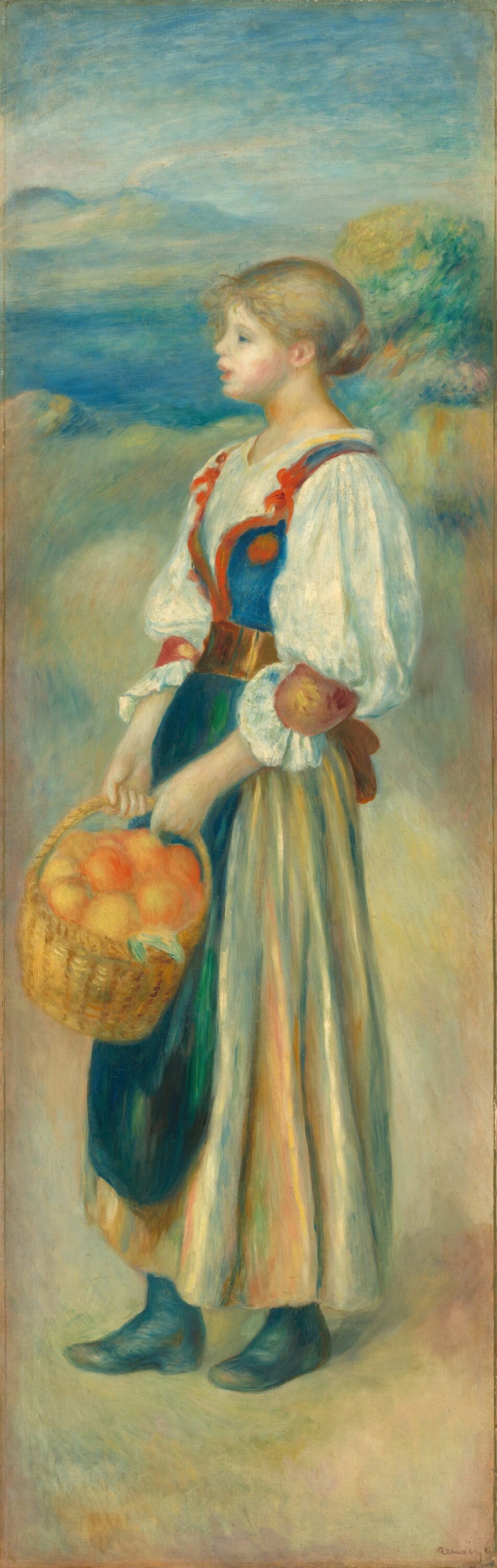 La Marchande d'oranges - Auguste Renoir
