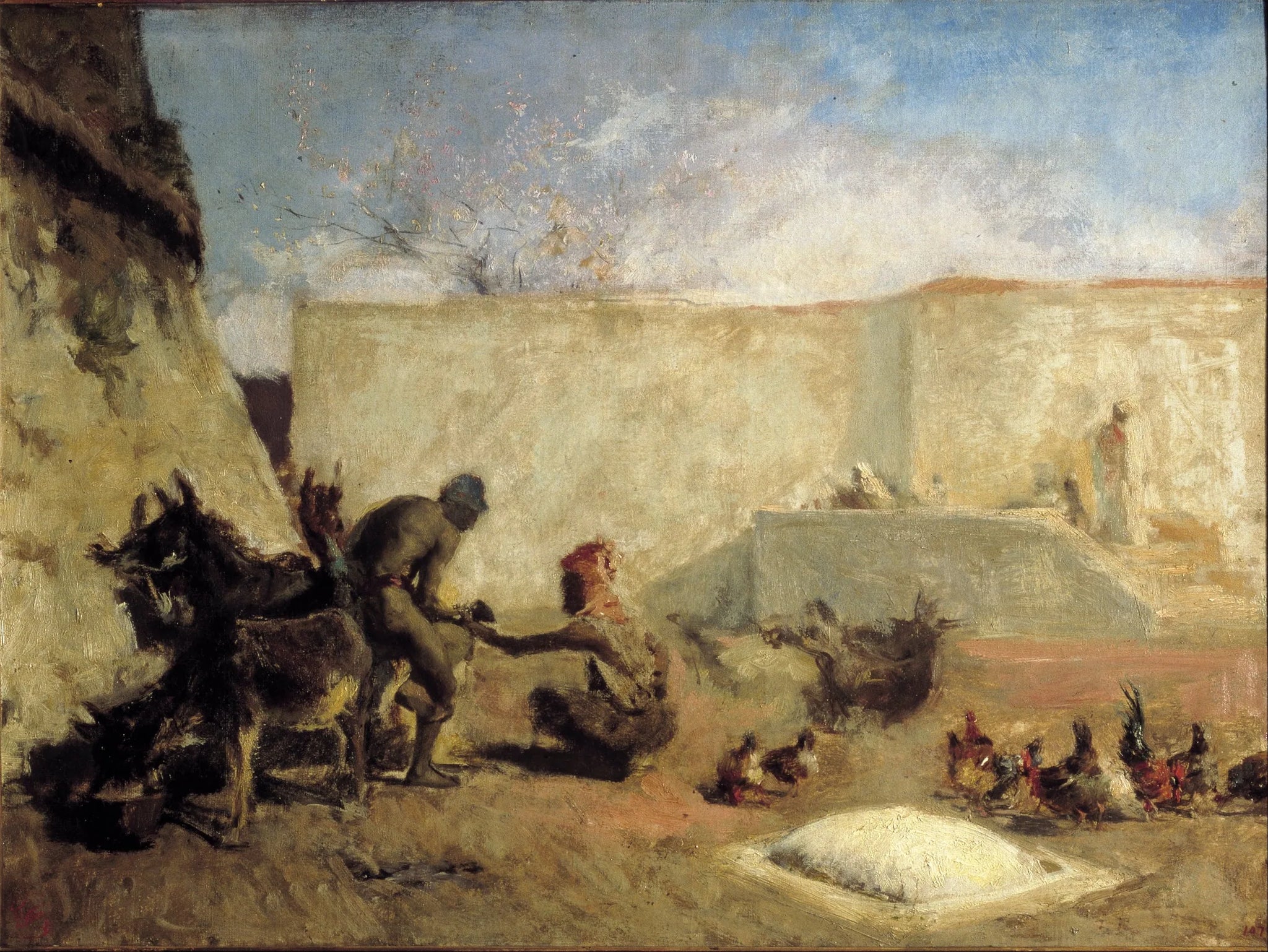 Maréchal-ferrant marocain - Mariano Fortuny Marsal image 1 reproduction artisanale de tableau