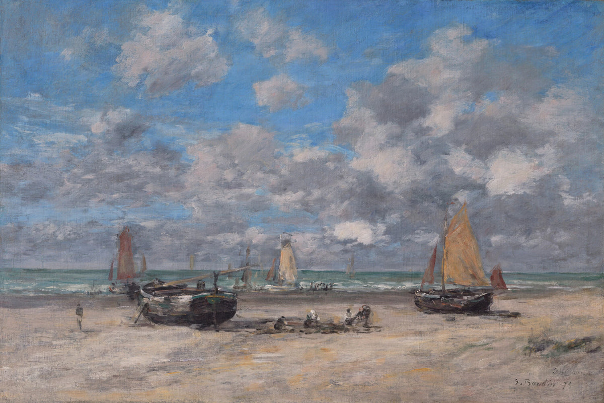 שפל בסכוונינגן - Eugène Boudin