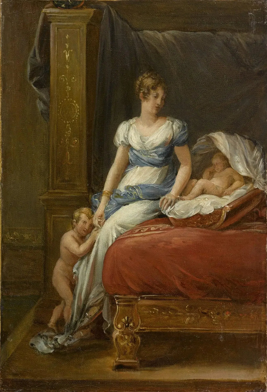 מרי-אנונסיאד Caroline Bonaparte, מלכת נאפולי וילדיה - פרנסואה גראר