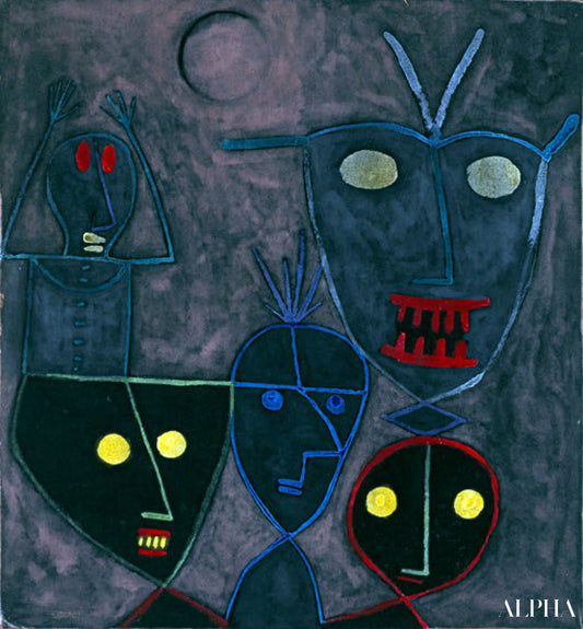 Marionnettes démoniaques - Paul Klee - Reproductions de tableaux et peintures haut de gamme