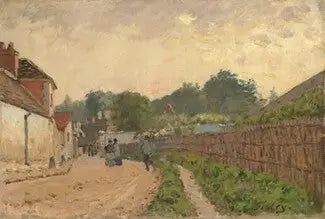 Marly-le-Roi - Alfred Sisley image 1 copie peinte à la main à l’huile